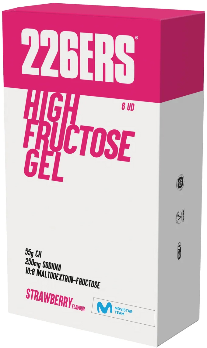 Гель 226ERS High FRUCTOSE 6x80g STRAWBERRY фото 