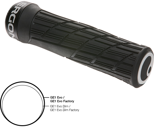 Грипсы Ergon GE1 Evo Factory Slim, Frozen Moss/Oil Slick фото 3