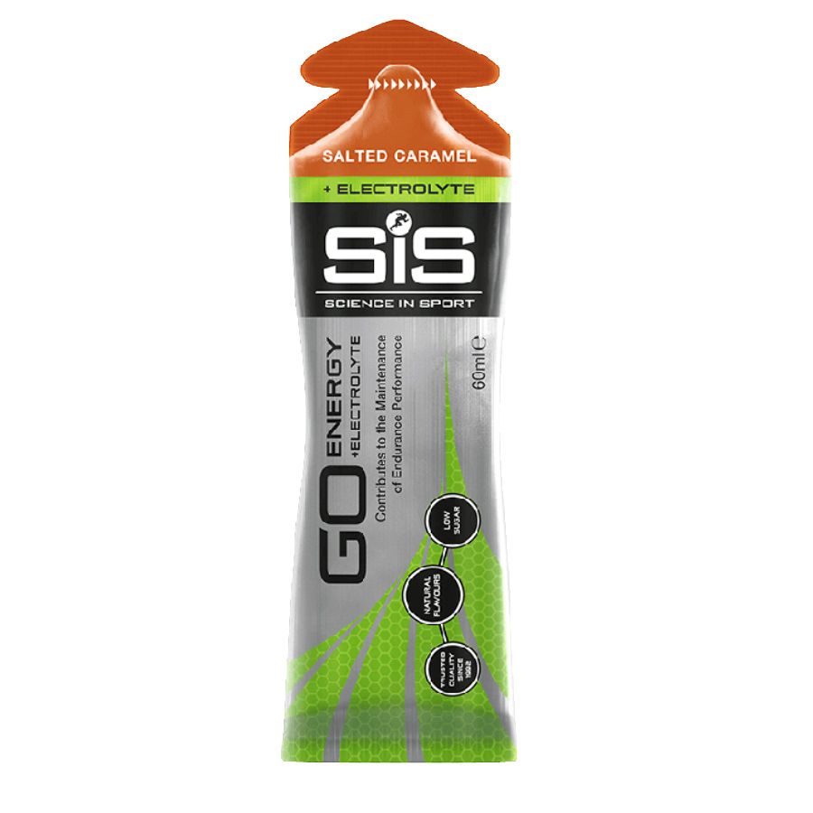 Гель ізотонічний вуглеводний з електролітами SIS GO ENERGY + ELECTROLYTE GEL, Солона Карамель, 60мл фото 
