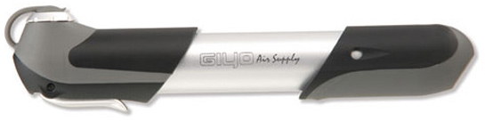 Мининасос GIYO GP-62A телескопический, под два типа клапана AV+FV, алюминиевый серебристый фото 