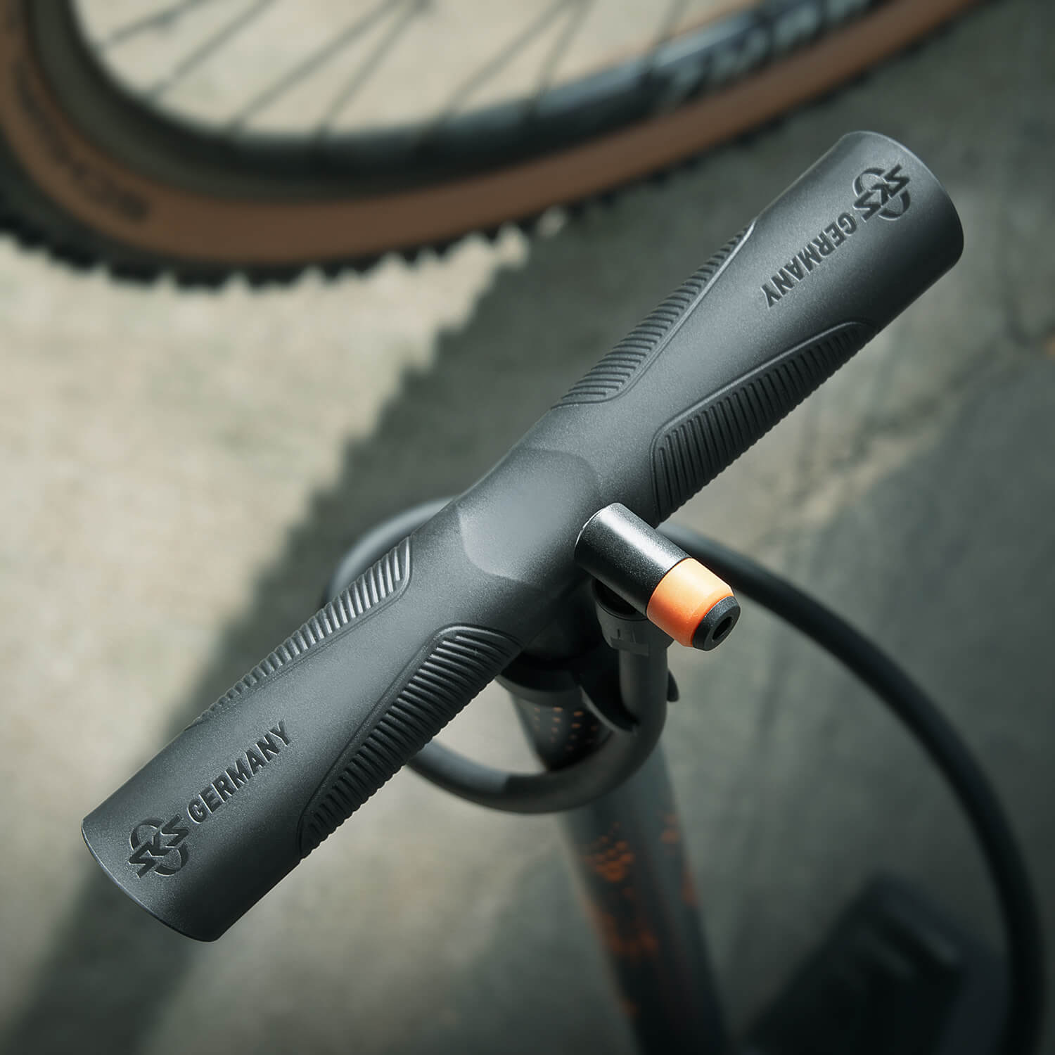 Насос напольный SKS AIRKOMPRESSOR CLIK TEC 10.0, 144psi, Black фото 5