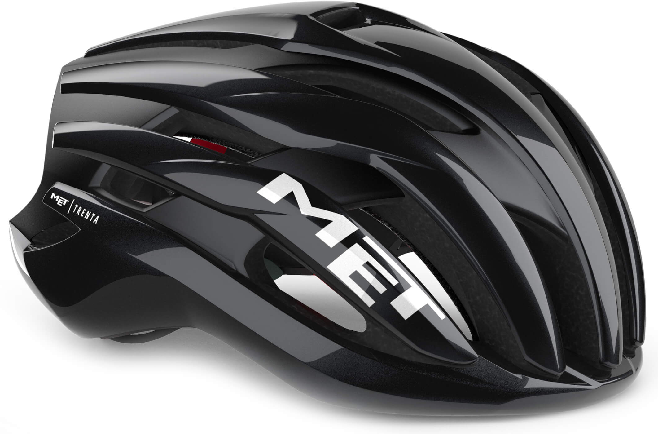 Шлем Met TRENTA MIPS CE размер S (52-56), Black Red Glossy фото 