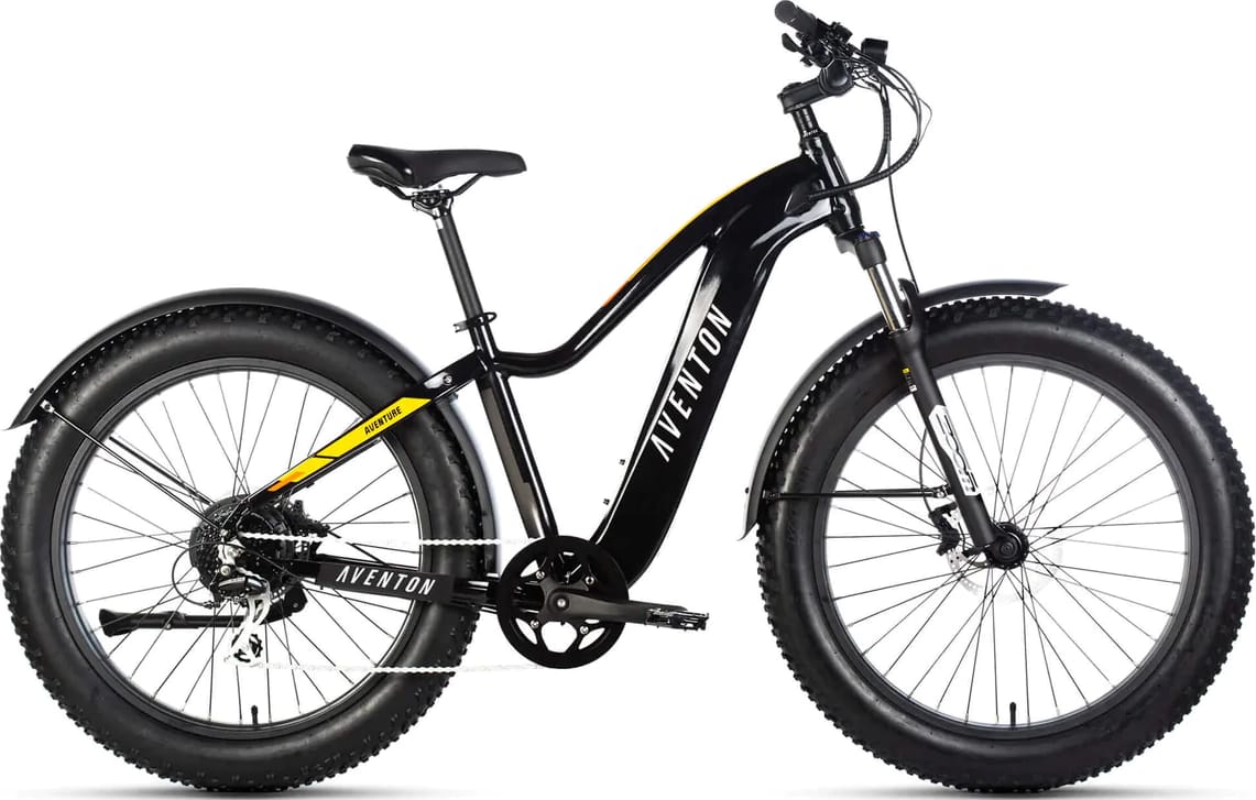Электровелосипед 26" Aventon Aventure 750 рама - L Fire Black A3 фото 