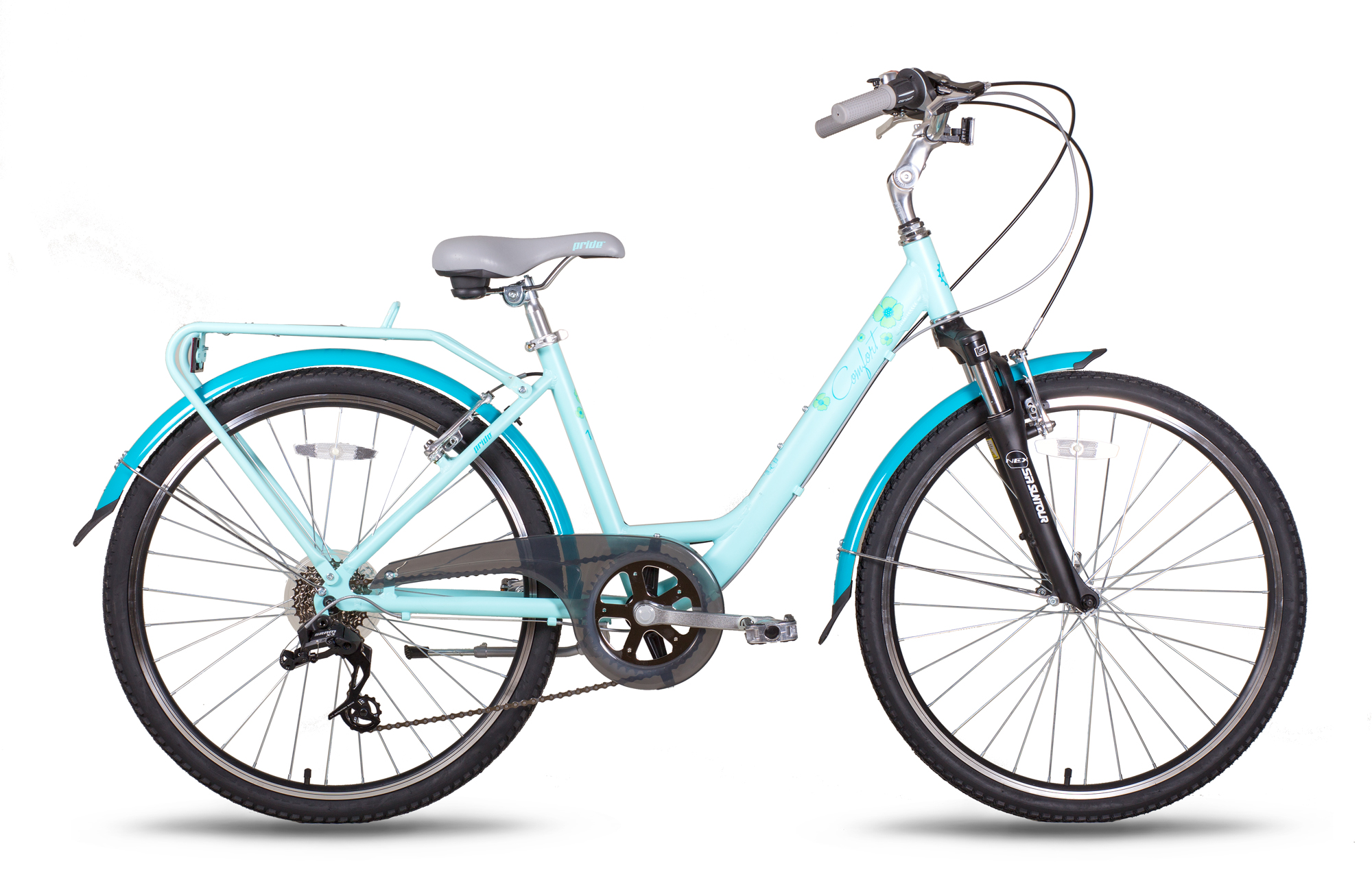 Велосипед 26" Pride COMFORT рама - 16" синий глянцевый 2016