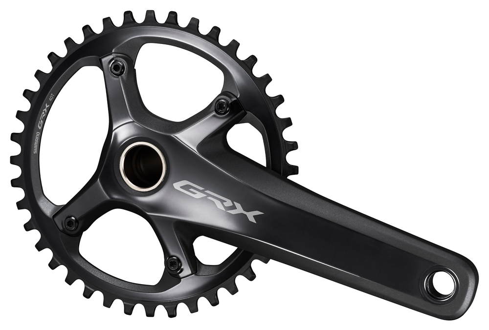 Шатуни Shimano FC-RX810-1 GRX, Hollowtech II, 175 мм, 1x11, 42Т, без каретки фото 