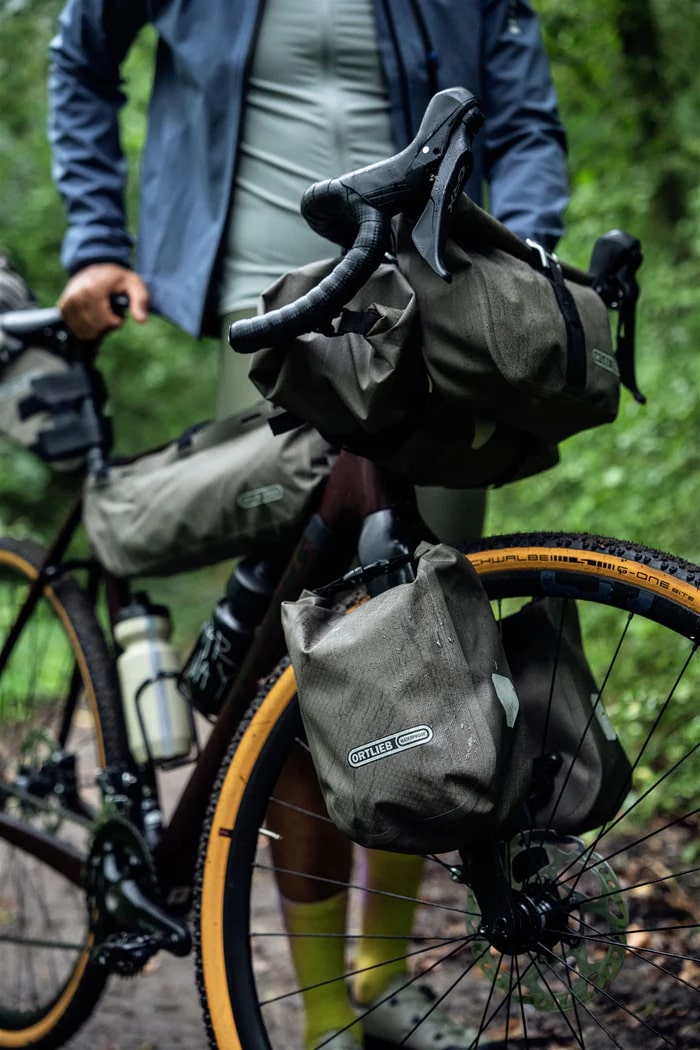 Гермосумка на вилку Ortlieb Fork Pack XL dark sand, 5,8 л фото 7