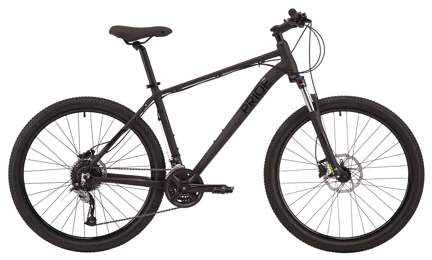Велосипед 27,5" Pride MARVEL 7.3 рама - M 2020 BLACK/BLACK