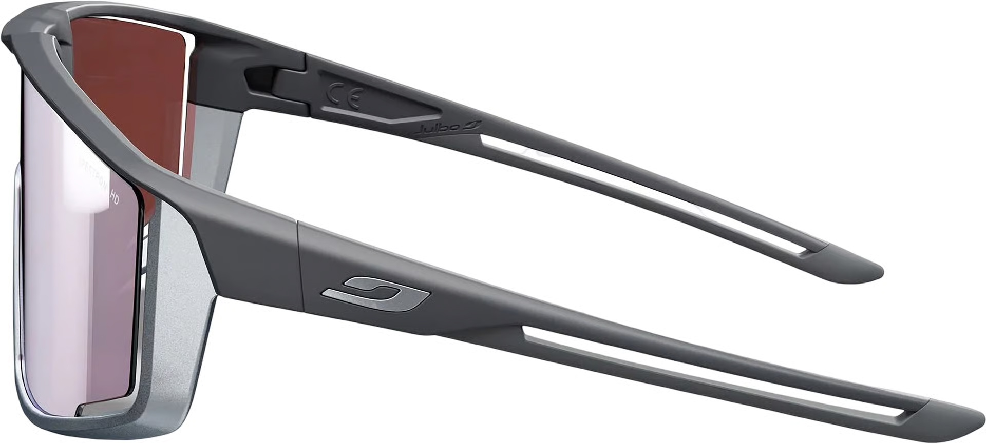 Очки Julbo FURY SPECTRON HD 3, темно-серые, коричневая линза фото 3