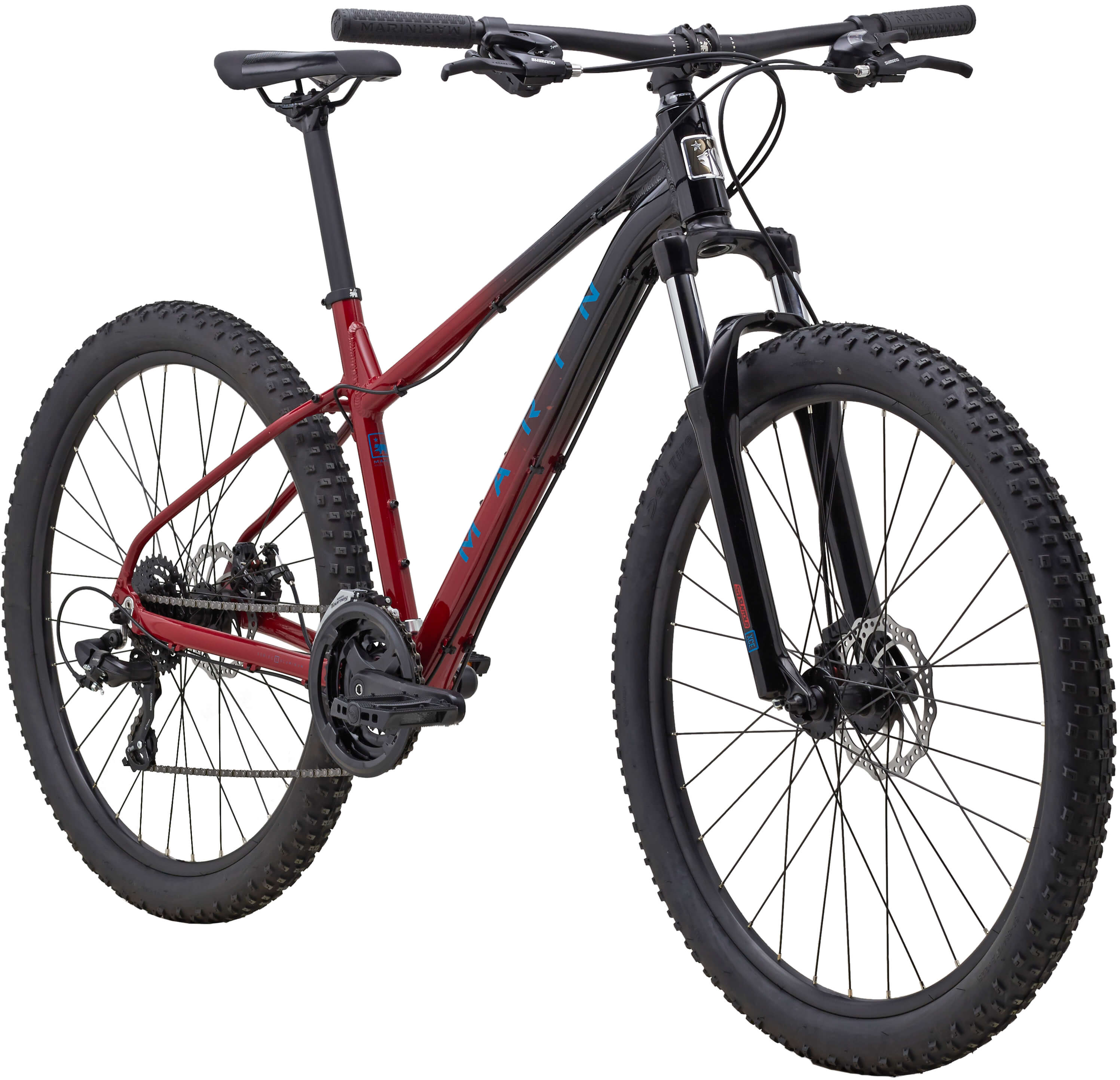 Велосипед 27,5" Marin WILDCAT TRAIL WFG 1 рама - M MAROON A4 фото 2