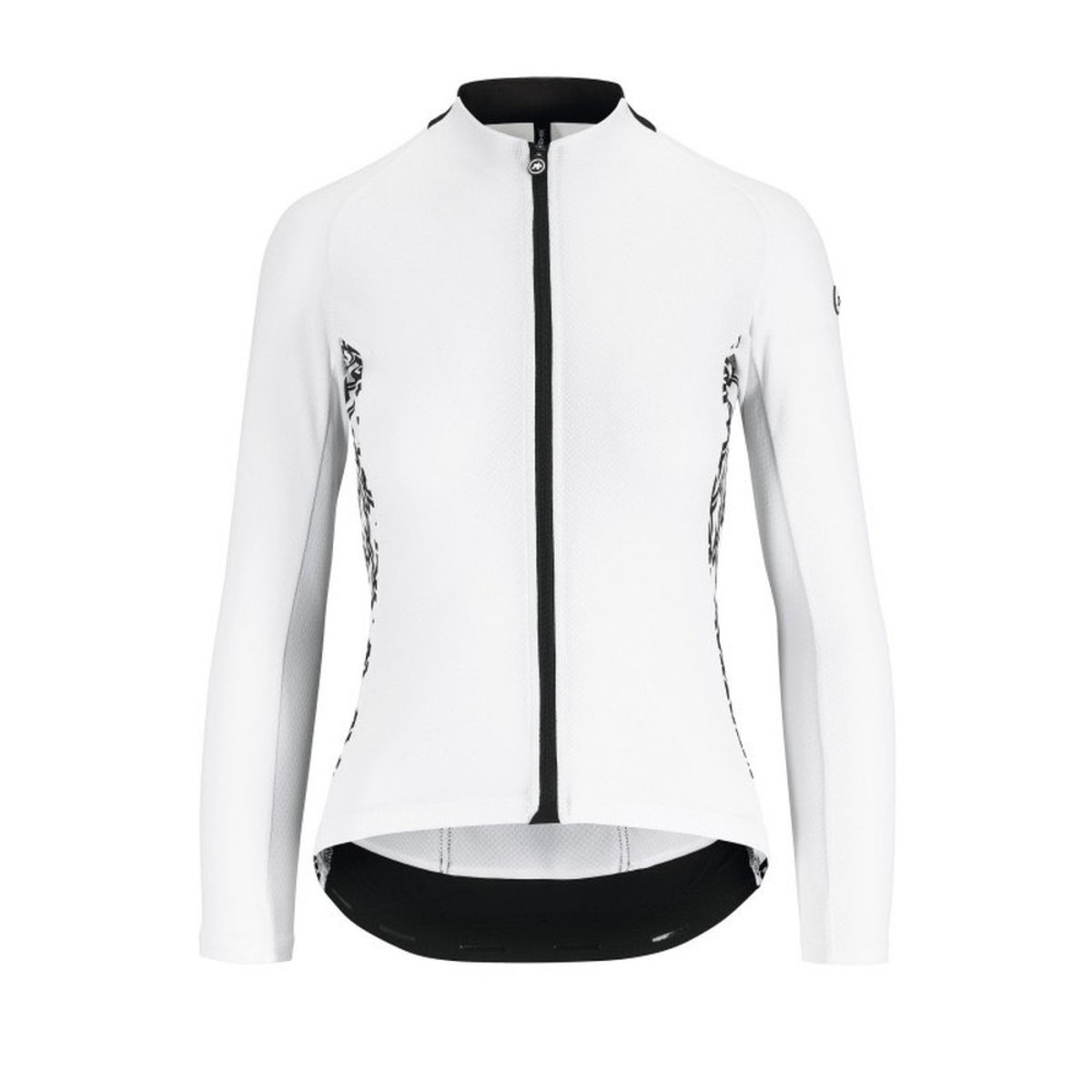 Джерсі ASSOS Uma GT Summer LS Jersey Holy White lady, довг. рукав, жіноче, біле з чорним, XS фото 