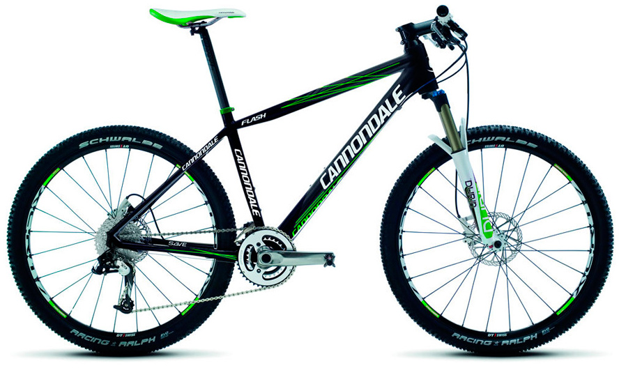 Велосипед 26 "Cannondale FLASH Carbon 4 рама - L 2012 зелен.