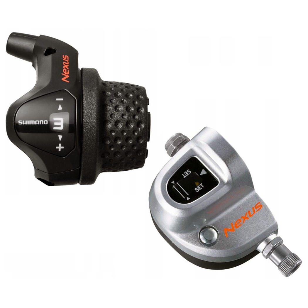 Шифтер Shimano SL-3S41 NEXUS RevoShift 3-шв., чорн. ОЕМ, без пакування фото 