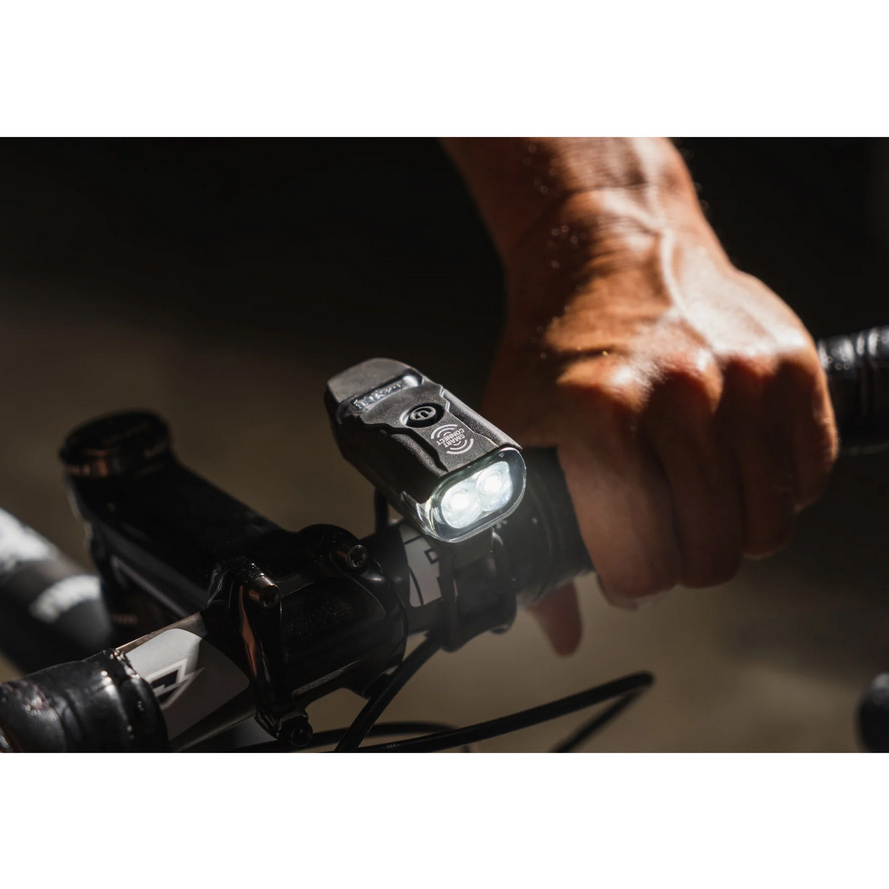 Комплект фара + блимавка Lezyne KTV DRIVE / KTV PRO SMART PAIR 200/75 Лм, чорний фото 2