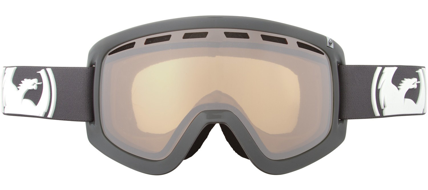 Маска сноубордическая Dragon D1 Solid Grey/ ionized +amber, 722-4285 фото 1