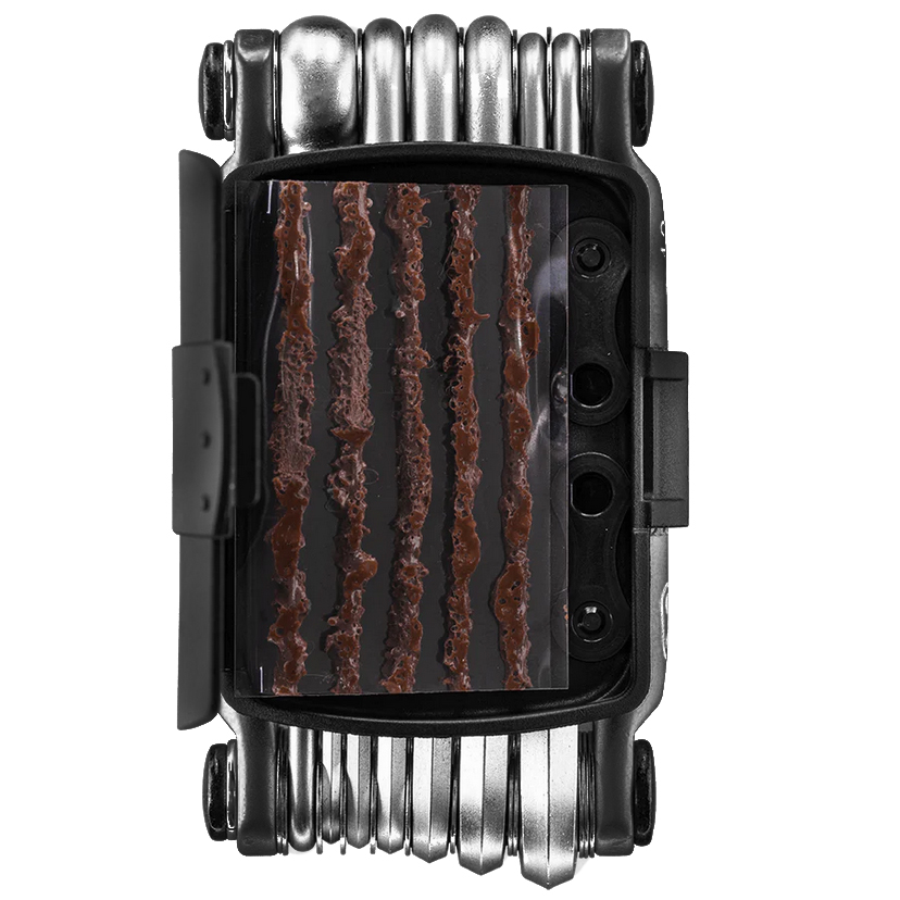 Мультитул Crankbrothers M13, 2/2.5/3/4/5/6/8мм, T10, T25, Phillips #1 #2, flat #2, інструмент для безкамерних шин, чорний фото 4