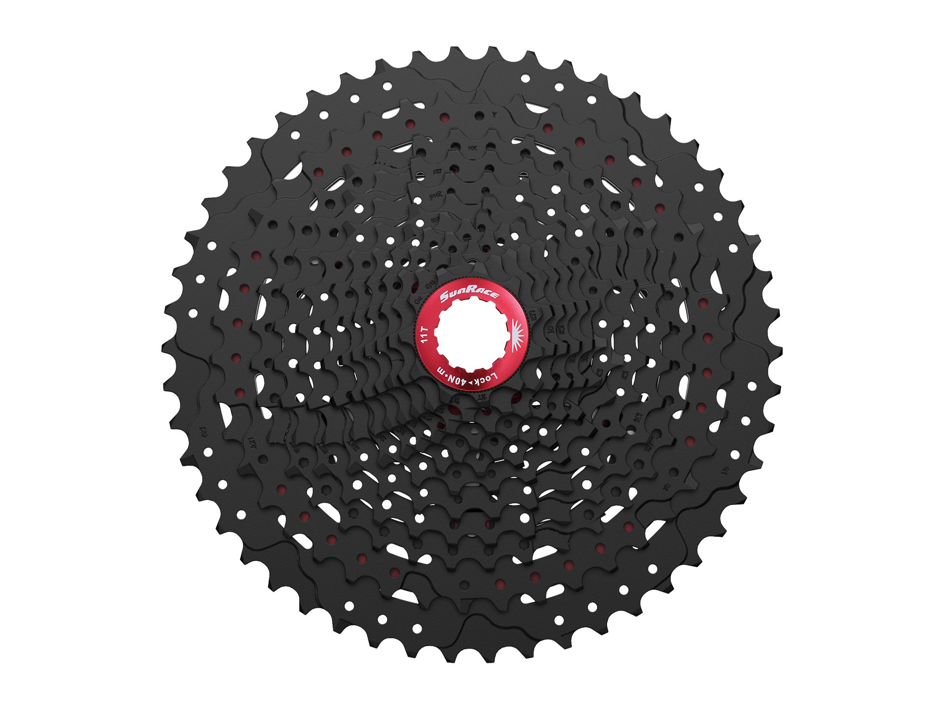 Кассета 12-k 11-50T SUN RACE MZ90 MTB, Black Chrome