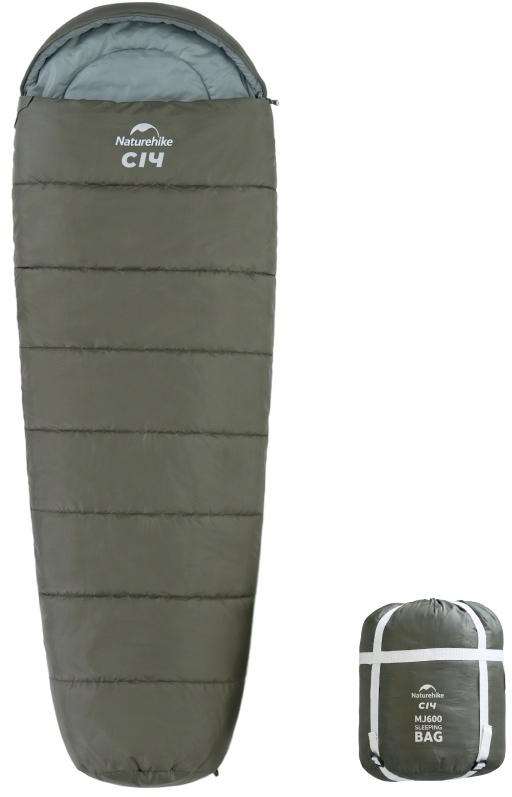 Спальний мішок Naturehike MJ600 Січ CNK2300SD014, зелений фото 