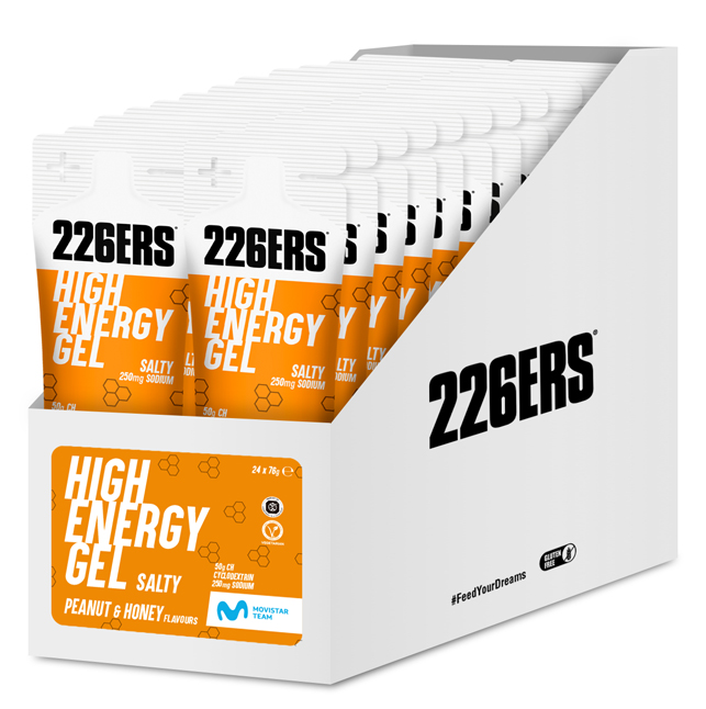 Гель 226ERS High Energy 50г вуглеводів солоний арахіс/мед 76г 24шт/уп 1824г фото 