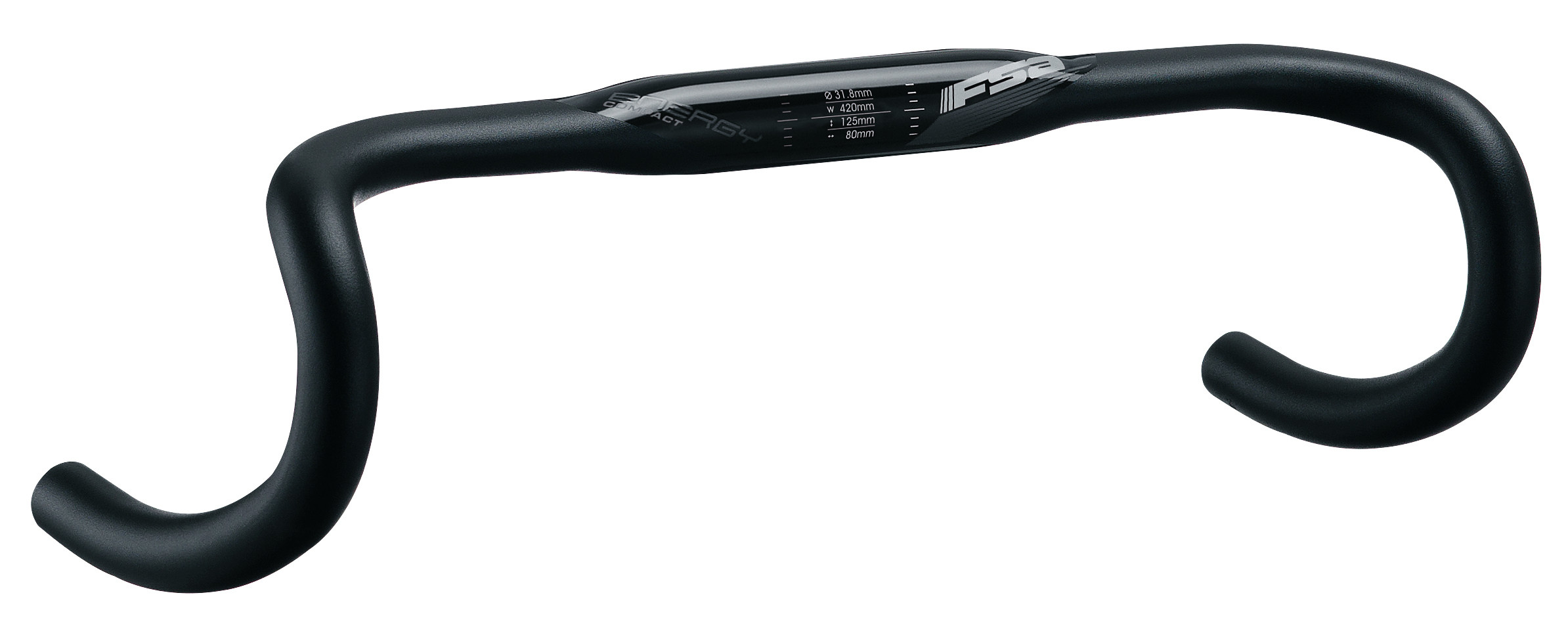 Руль FSA ENERGY SuperCompact alloy ACR 380mm фото 