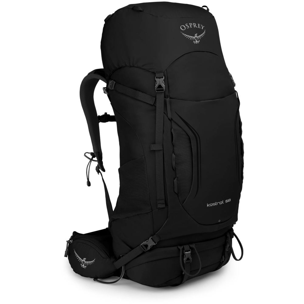 Рюкзак Osprey Kestrel 58 Black - M/L - чорний фото 