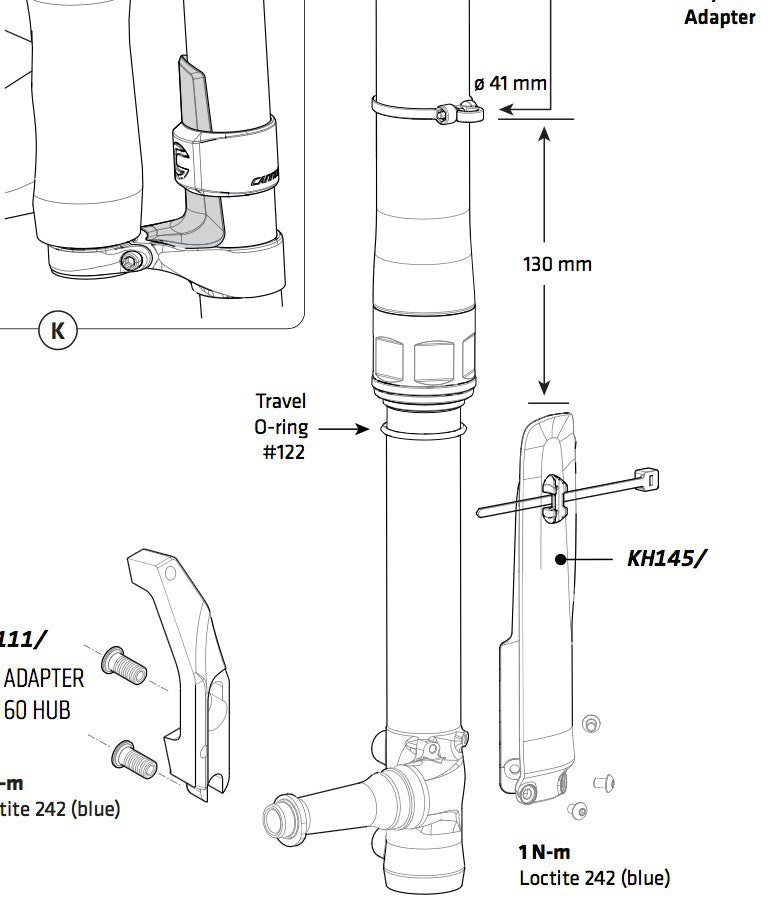 Защита ноги Lefty 2.0 Hybrid 32 100, KH145/ фото 4
