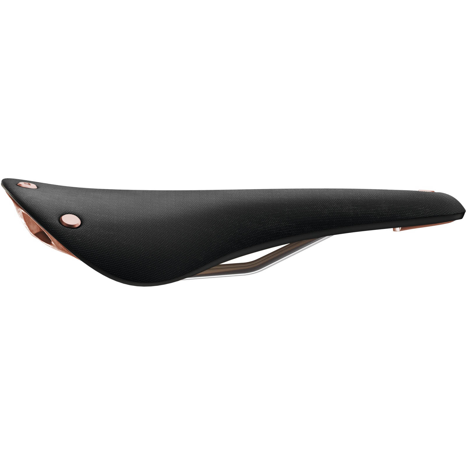 Сідло Brooks CAMBIUM C17 Special ORGANIC Black with Copper Riv фото 6