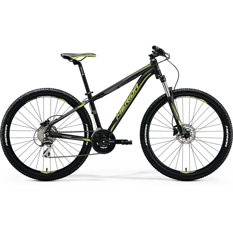 Велосипед 27,5 "Merida Big.Seven 20-MD рама 17" чорно-зелений 2018 фото 