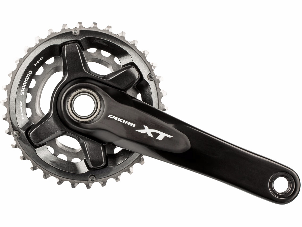 Шатуни Shimano FC-M8000-2 DEORE XT, Hollowtech II, 175 мм, 34x24, без каретки фото 