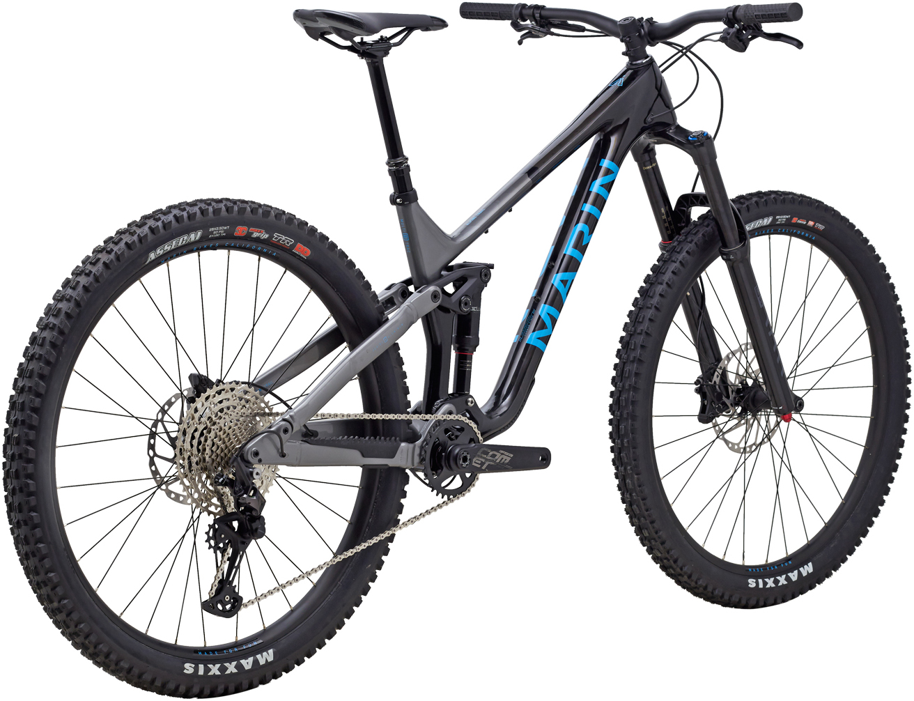 Велосипед 29" Marin Alpine Trail Carbon 1 рама - XL 2024 Gloss Black/Blue фото 3