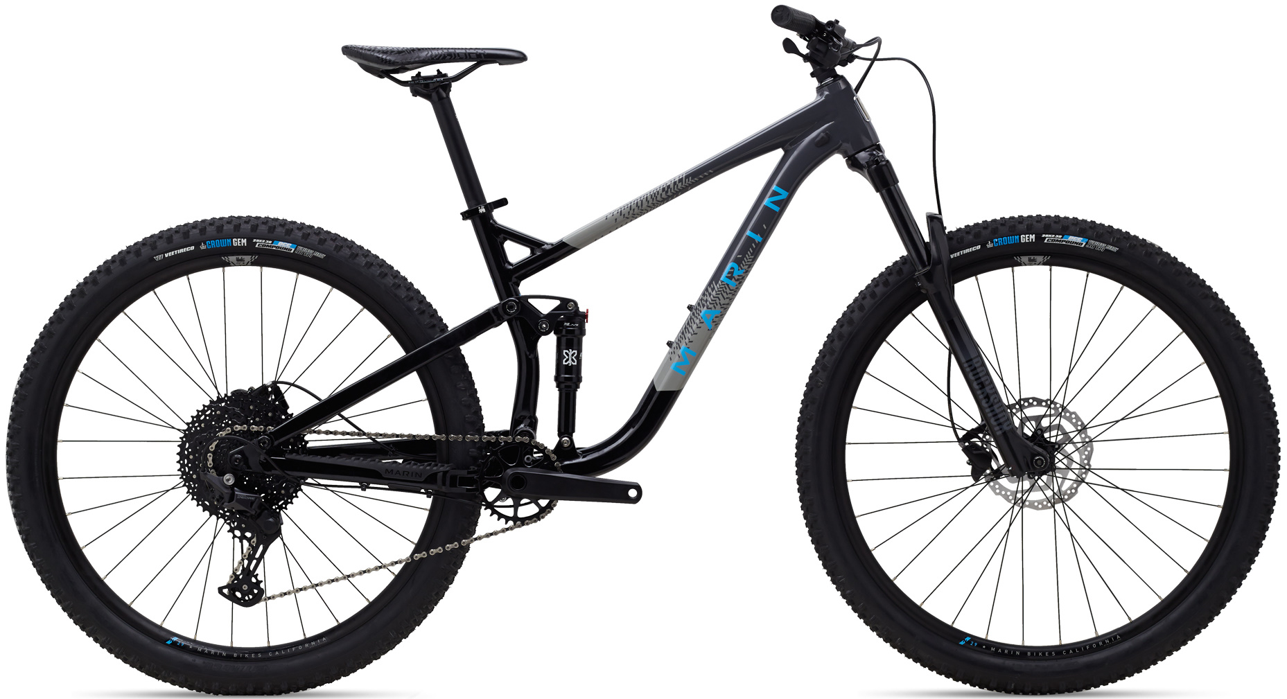 Велосипед 29" Marin RIFT ZONE 1 рама - XL 2022 Grey/Black/Blue фото 