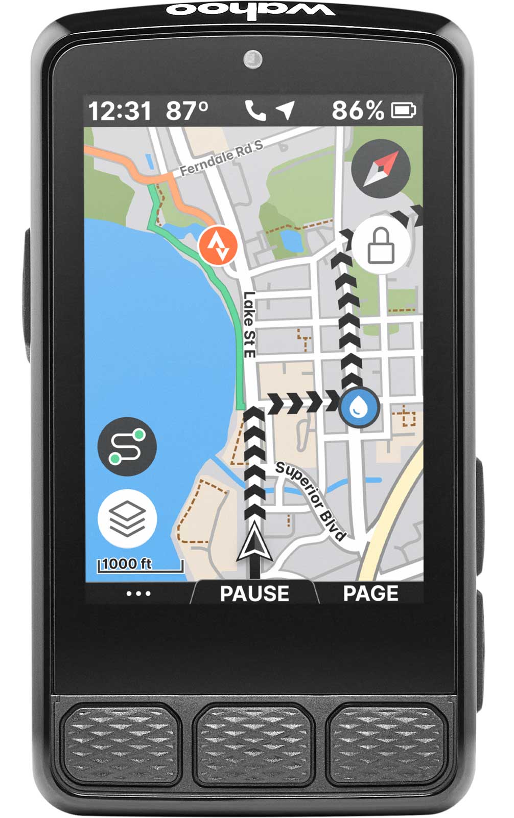 Велокомп'ютер Wahoo ELEMNT ROAM V3 GPS Cycling Computer WFCC8 фото 