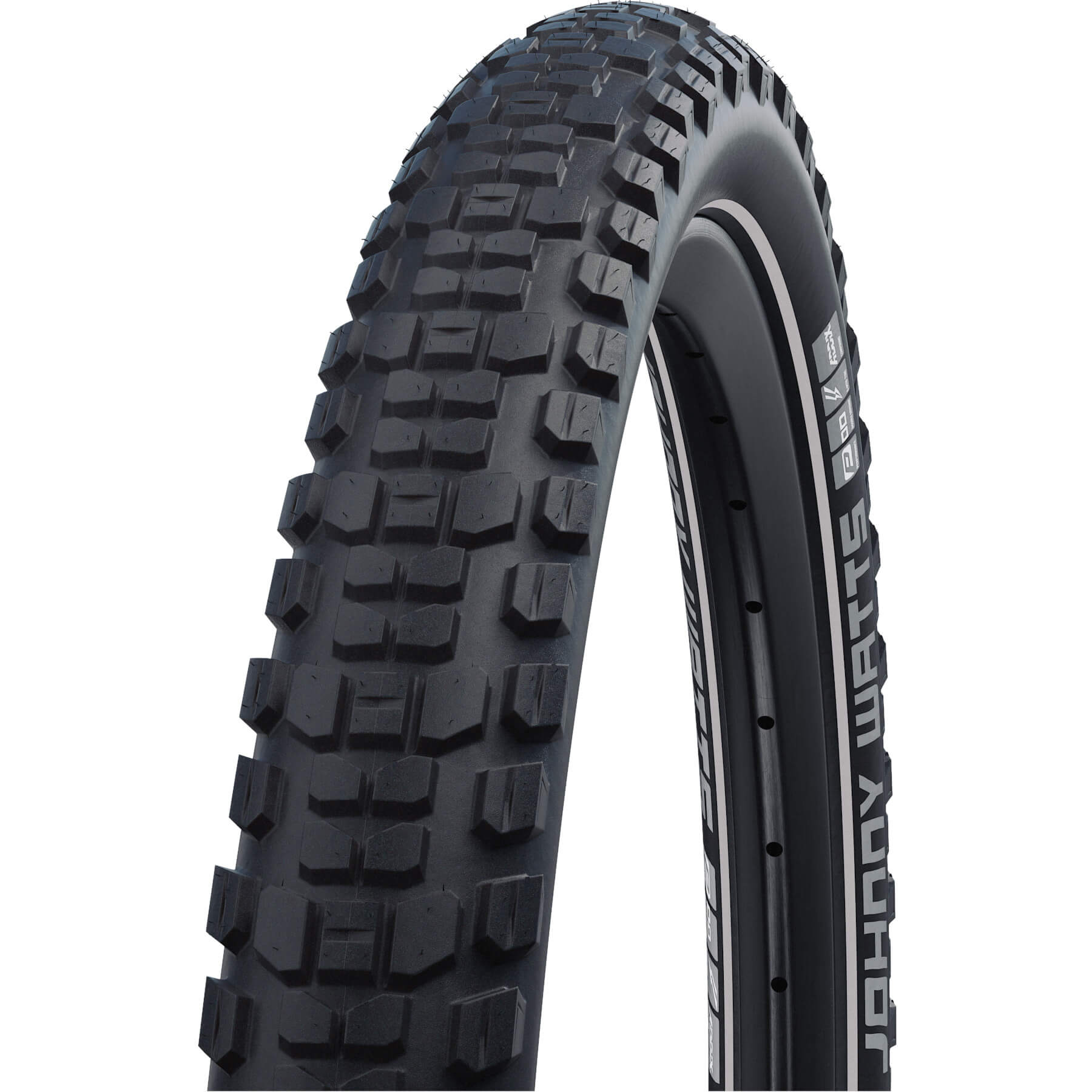 Покришка 27.5x2.80 (70-584) SCHWALBE JOHNNY WATTS Perf, DD, GreenGuard B/B-SK+RT HS604 ADDIX 67EPI фото 