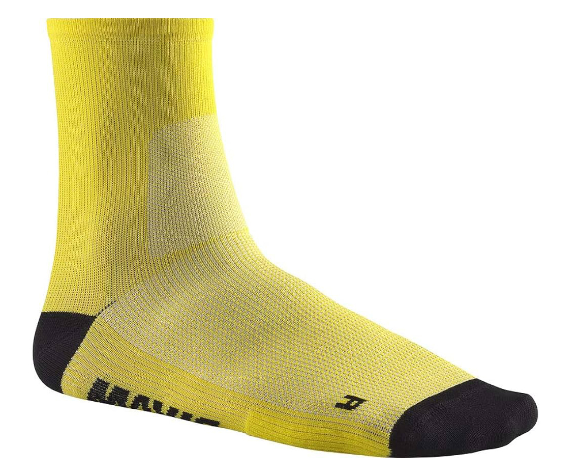 Шкарпетки Mavic Essential mid жовті р.43-46 фото 