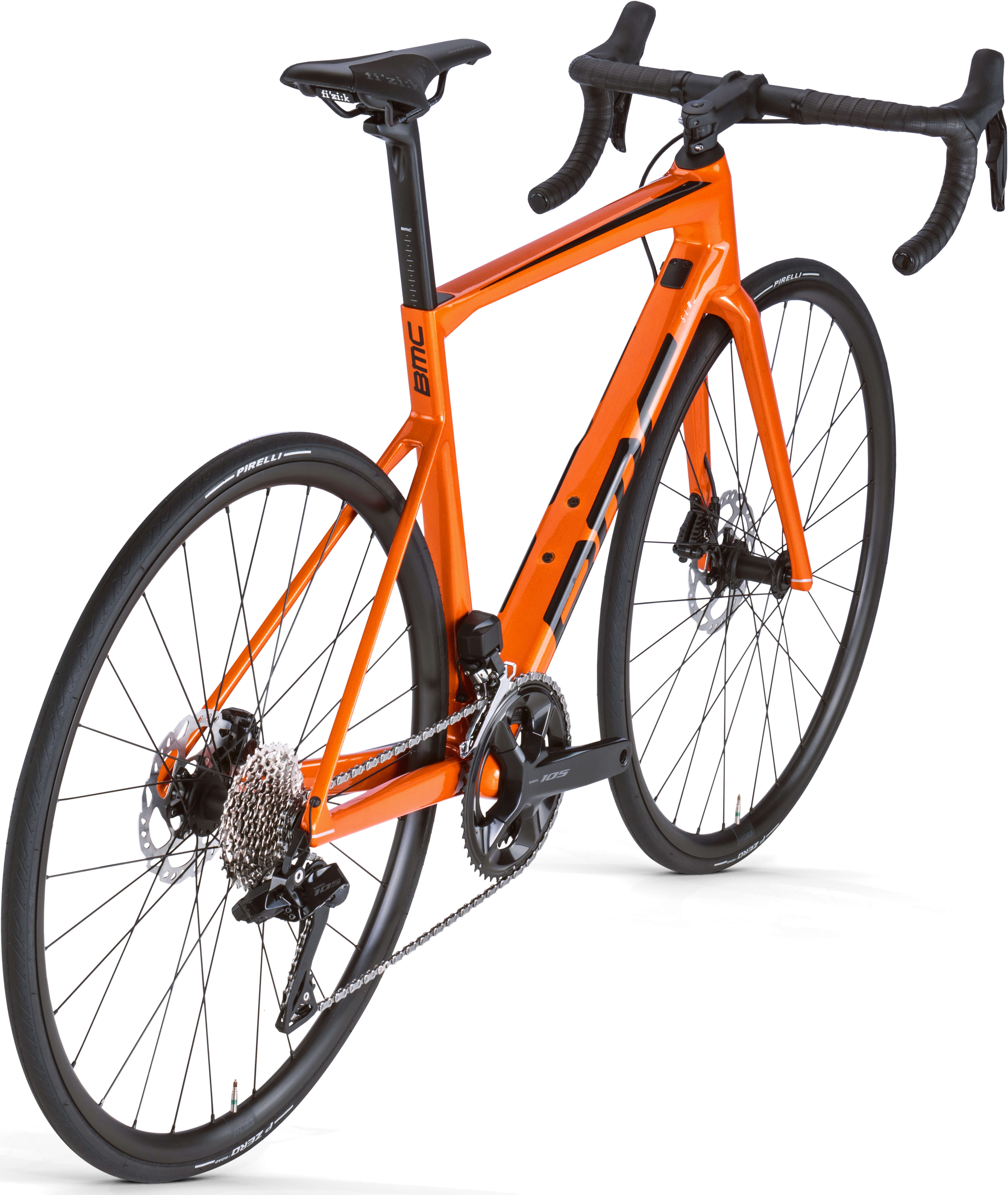 Велосипед 28" BMC TEAMMACHINE SLR FOUR рама - 54см ora blk sil A5 фото 3
