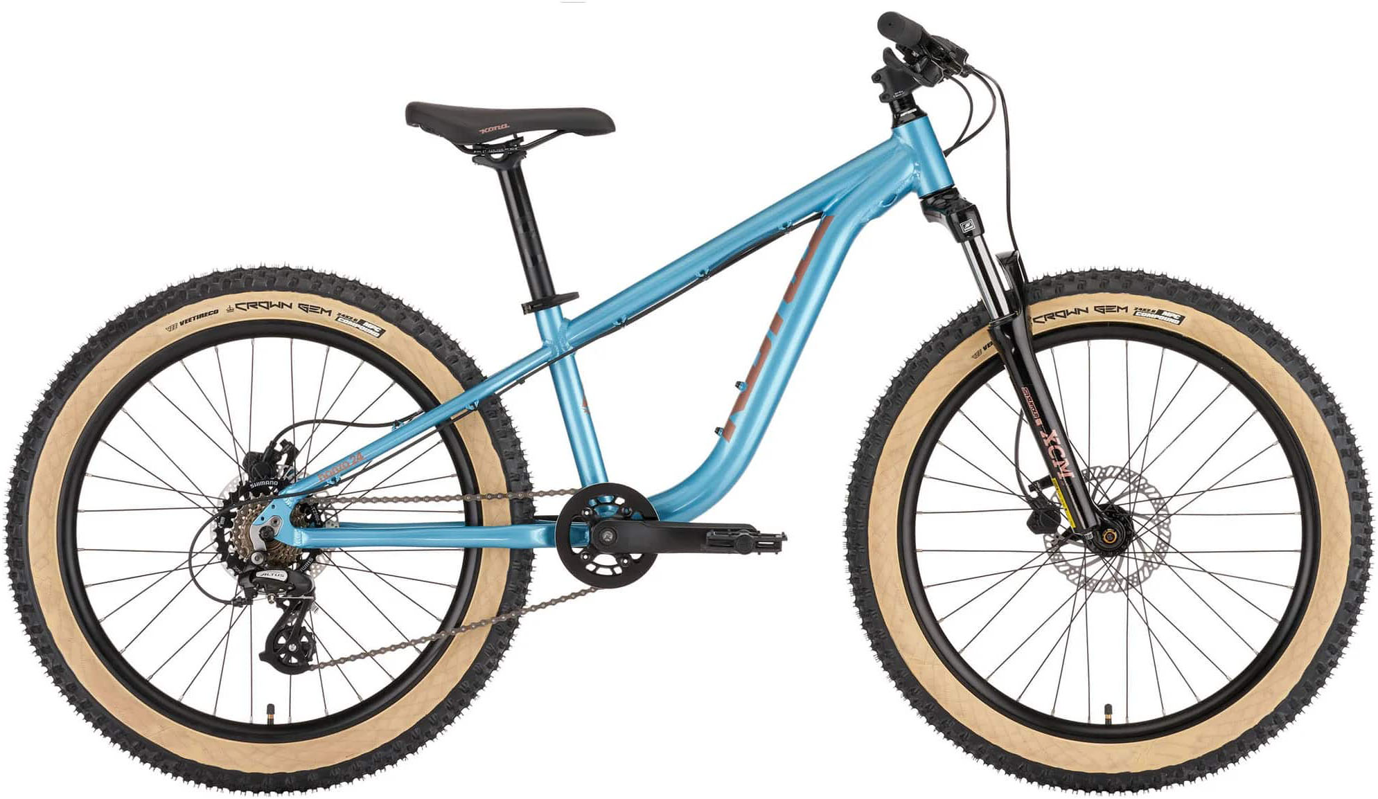 Велосипед 24" Kona HONZO 24 OS, блакитний A4 фото 