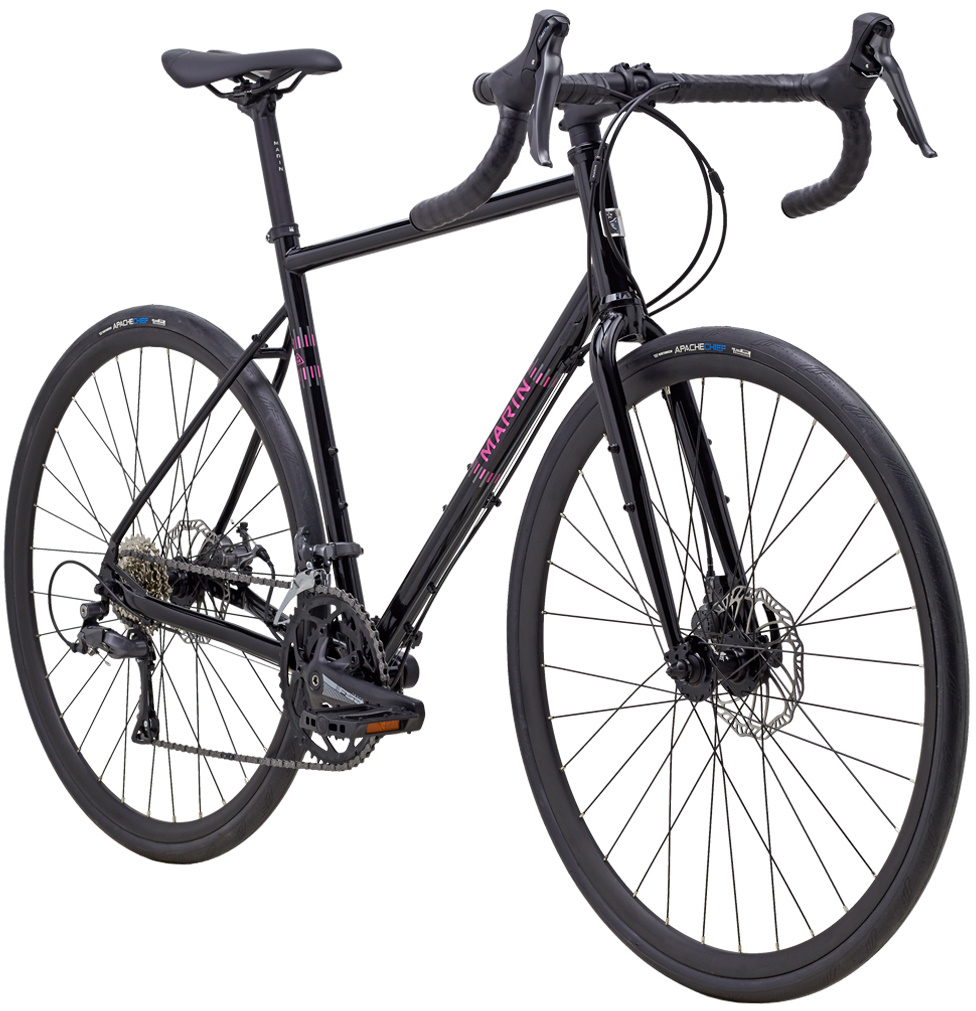 Велосипед 28" Marin NICASIO рама - 50см 2024 Gloss Black/Pink фото 2