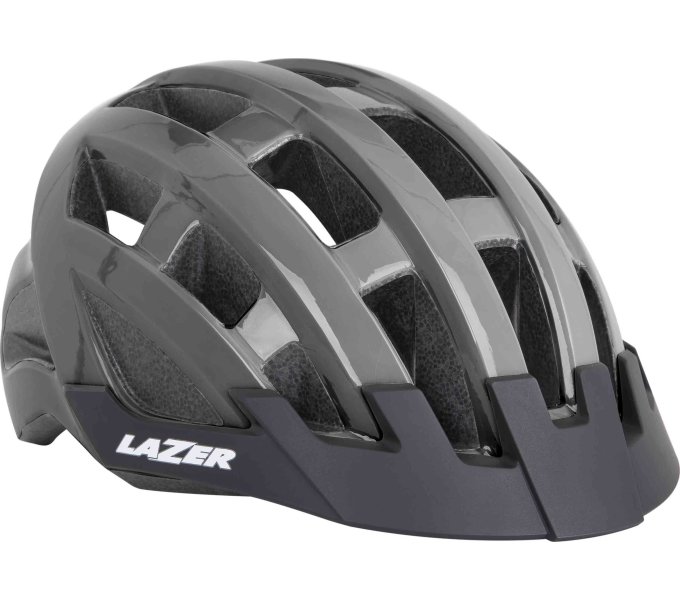 Шлем LAZER Compact, титановый, размер 54-61см