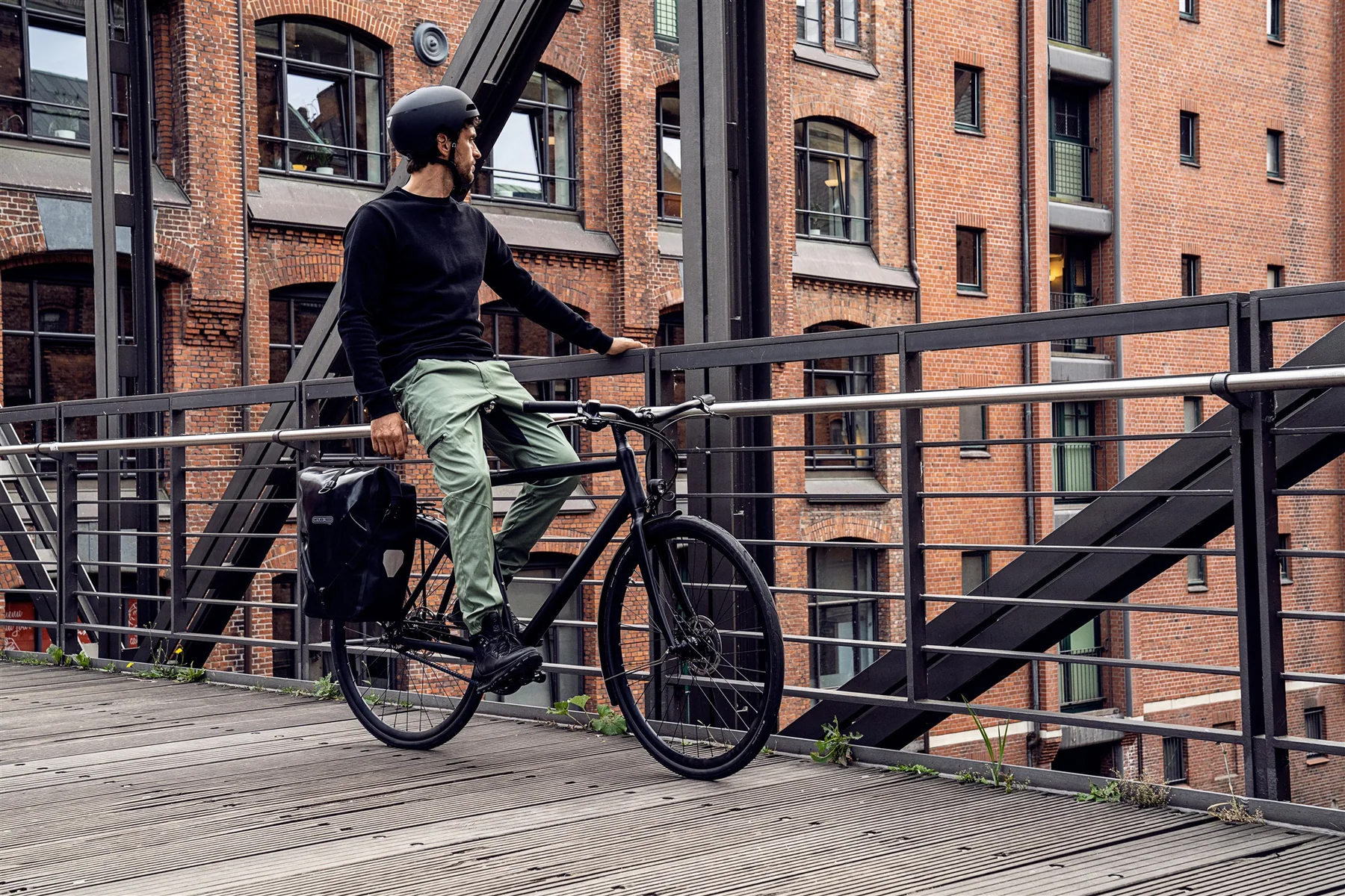 Гермосумка велосипедная Ortlieb Back-Roller Free Single black, 20 л фото 8