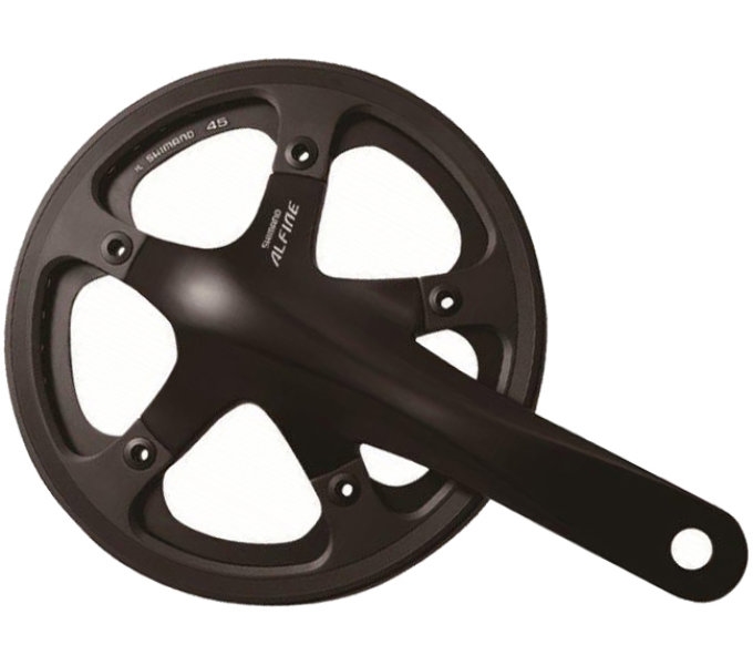 Шатуны Shimano FC-S501 ALFINE 39T 170мм, интегр. ось, + каретка SM-BB4600 фото 