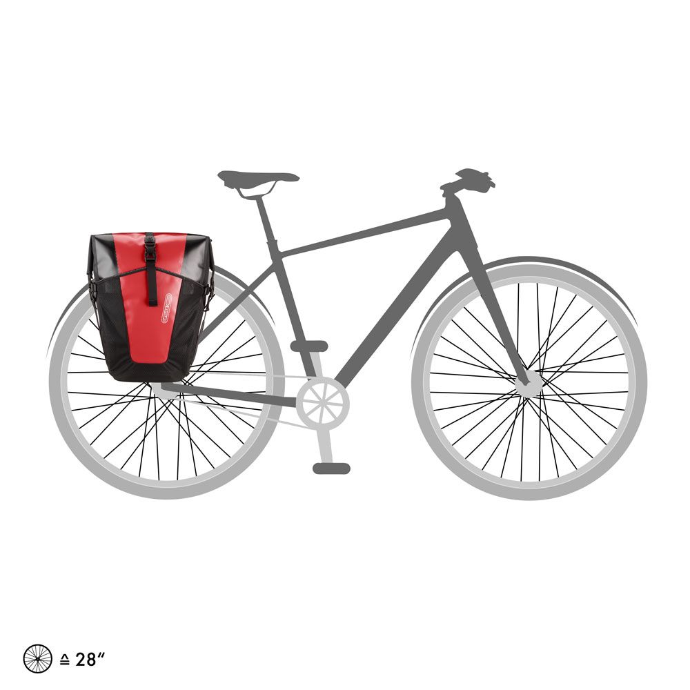 Гермосумка велосипедна Ortlieb Back-Roller Pro Classic red-black, 35+4 л фото 5