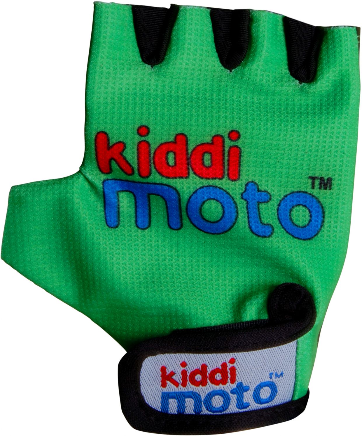 Перчатки детские Kiddimoto неоновые зелёные, размер М на возраст 4-7 лет