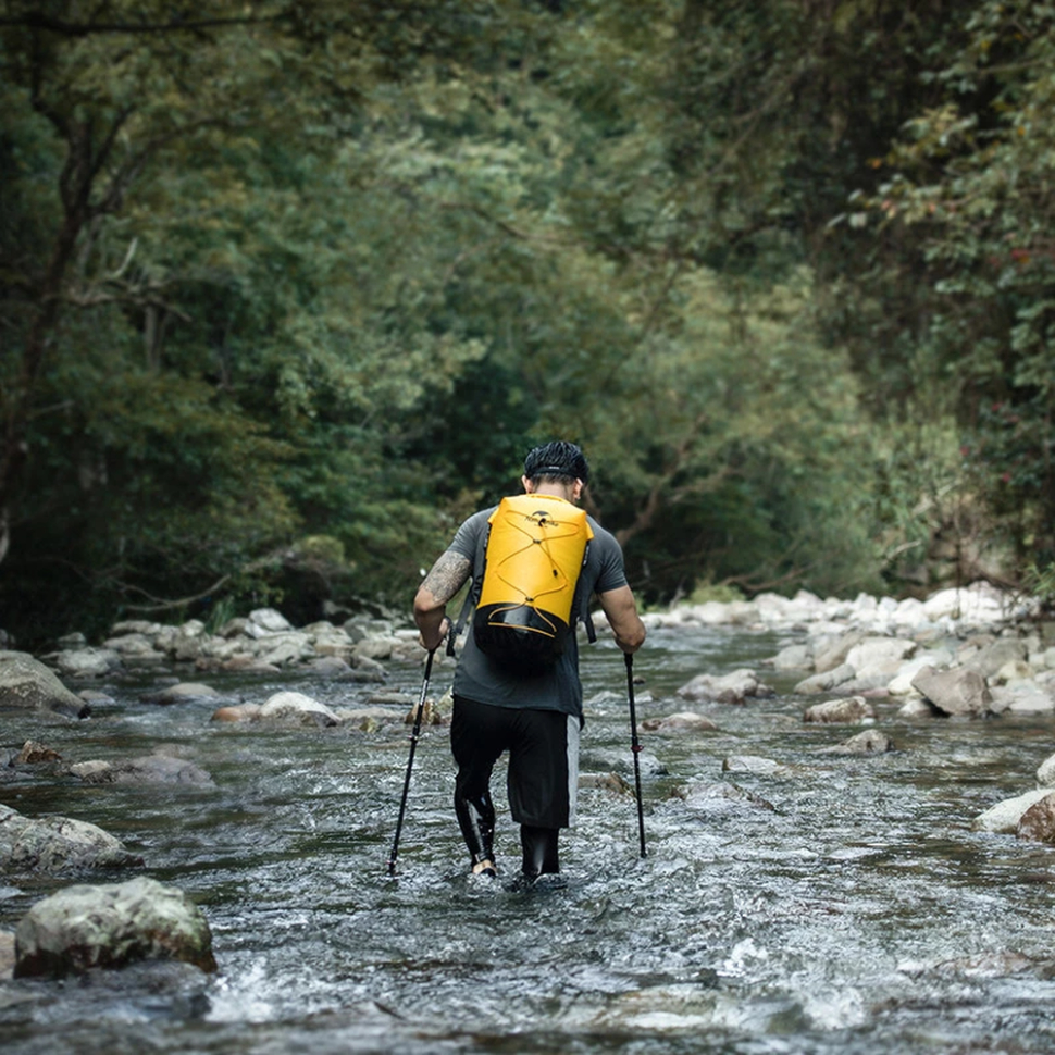 Герморюкзак Naturehike NH21FSB04, 40 л, бежевий фото 4
