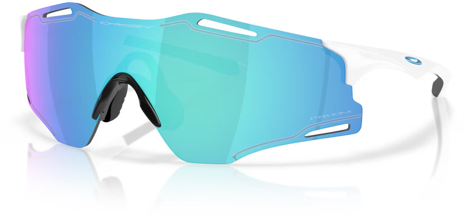 Окуляри Oakley CYBR ZERO Polished White / Prizm Sapphire фото 