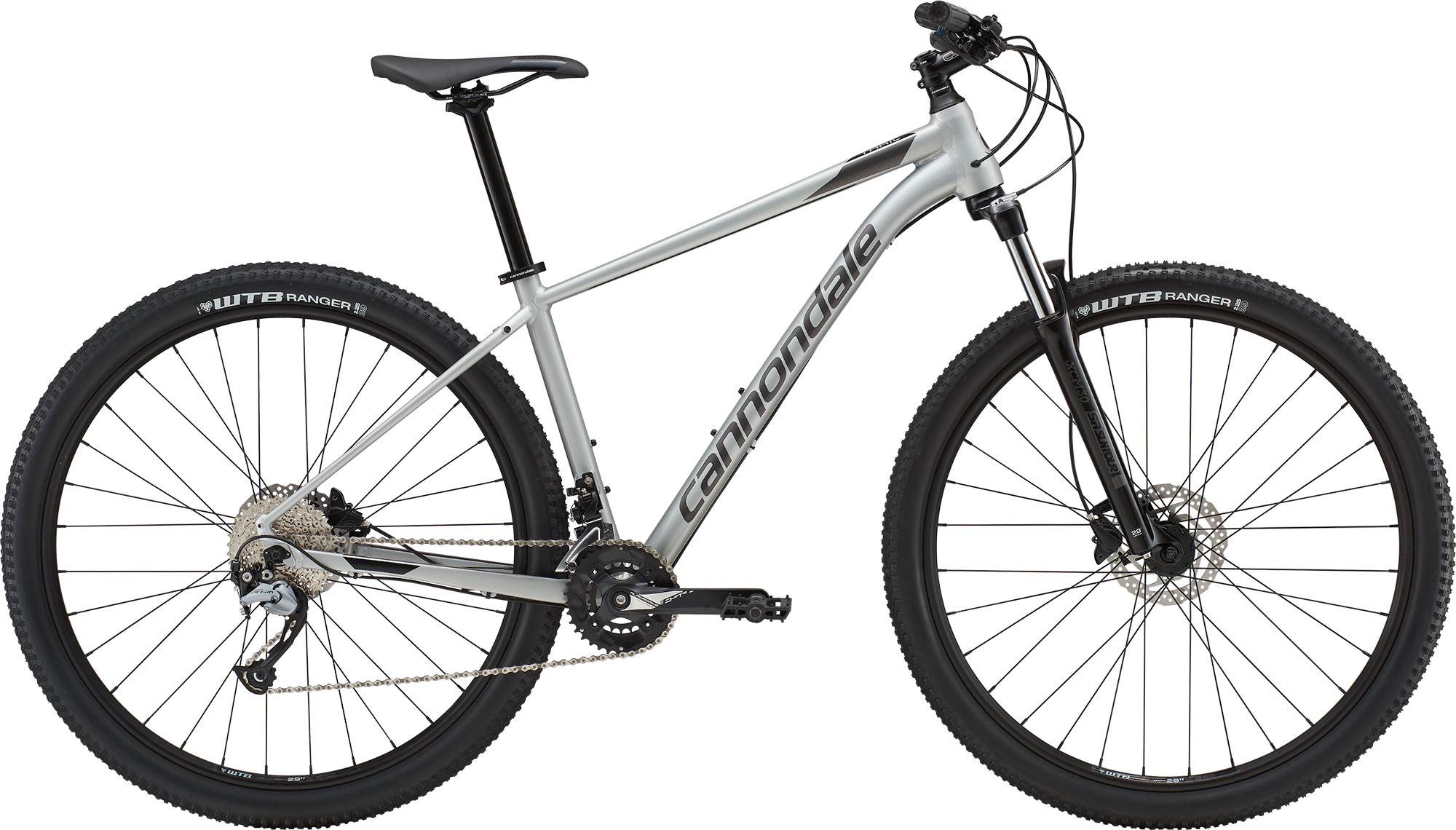 Велосипед 29" Cannondale TRAIL 6 рама - 2X 2019 SLV серебристый фото 