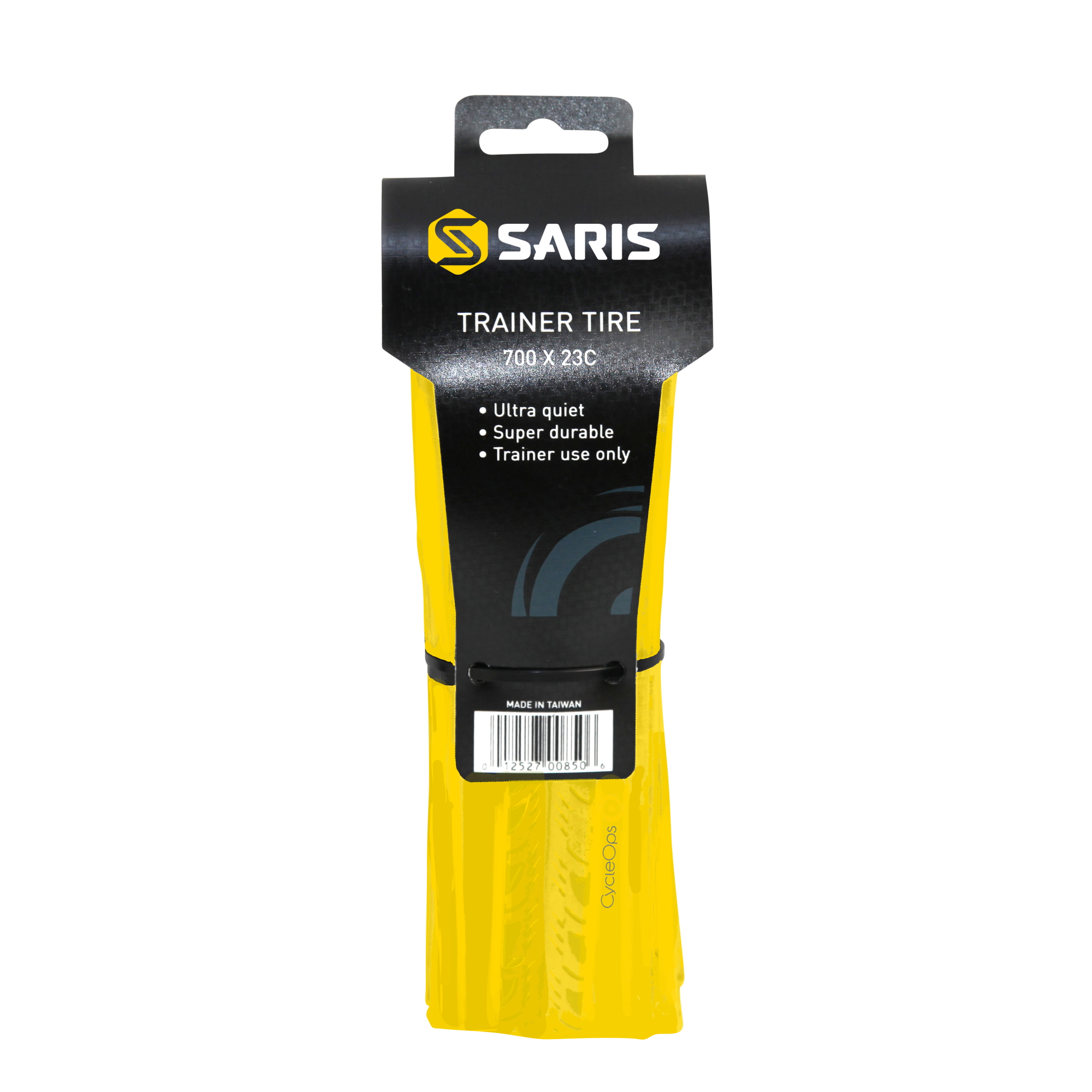 Покришка Saris Trainer Tire для велостанка 700x23c, жовта фото 