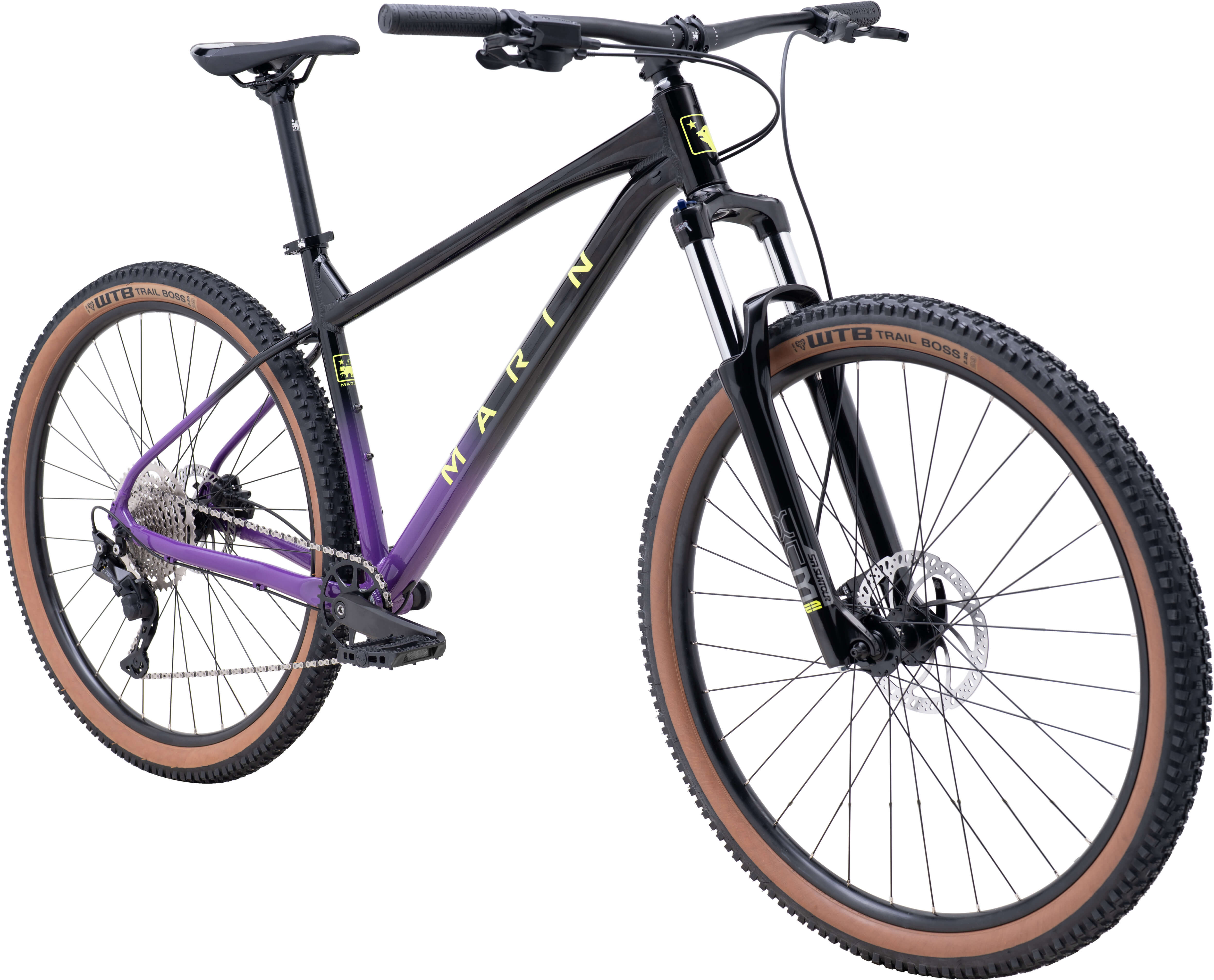 Велосипед 29" Marin BOBCAT TRAIL 4 рама - XL BLACK/PURP A5 фото 2