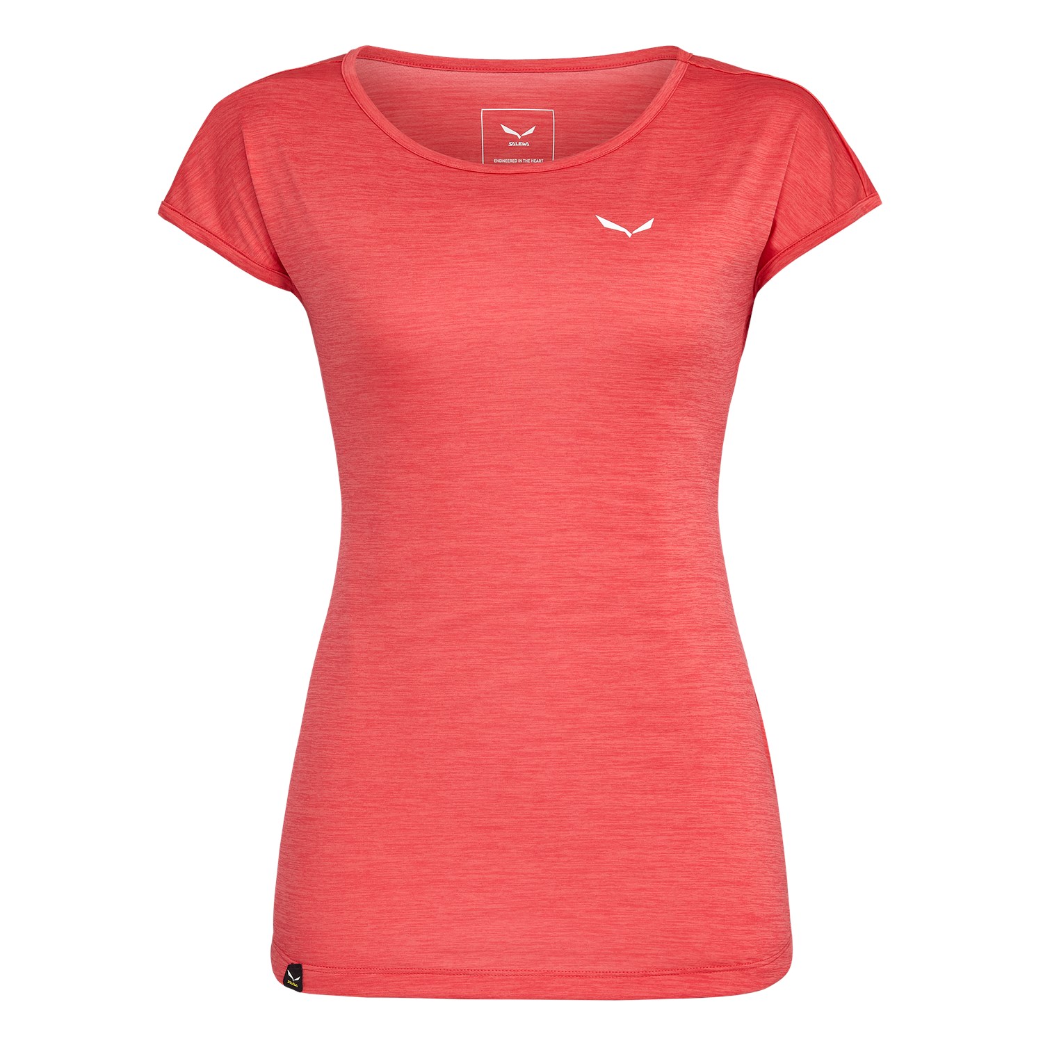 Футболка Salewa PUEZ MELANGE DRY W S/S TEE 26538 1836 жіноча, розмір XL, рожева фото 
