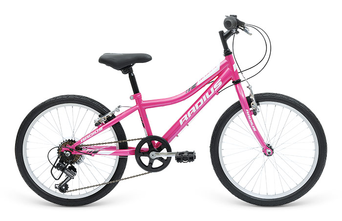 Велосипед 20 "Radius Nebula рама - 10.5" Gloss Pink/Gloss White/Gloss Charcoal