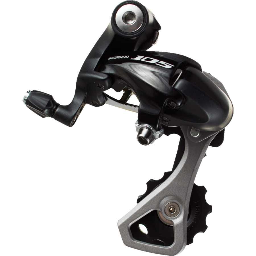 Перемикач задн. SHIMANO RD-5701-L 105 10шв. SS коротка лапка, пер. зірка до 30Т дабл black фото 