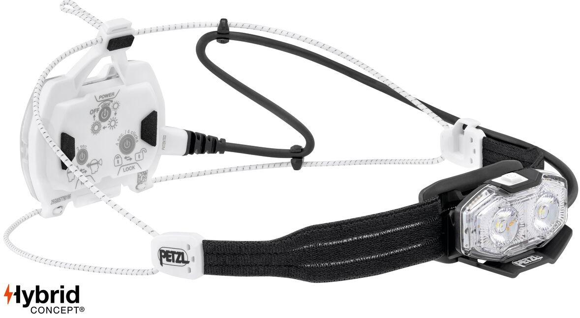 Фонарь налобный Petzl NAO LT, 600 лм, 1250 мАг, Black/White фото 